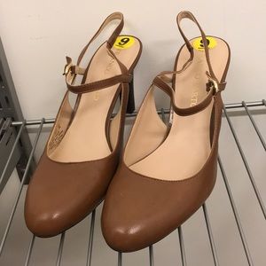 New Caramel 3.5” Franco Sarto Heels